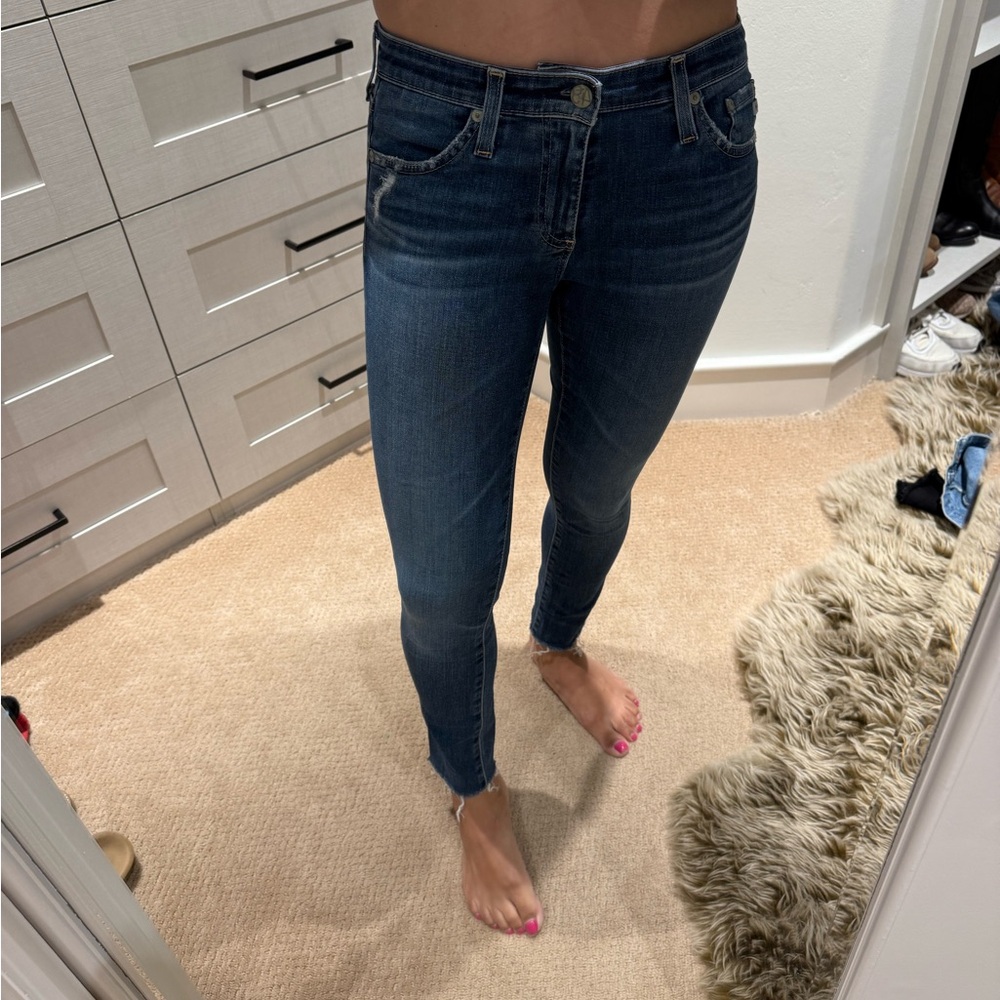 Women's Dark Blue Jeans
